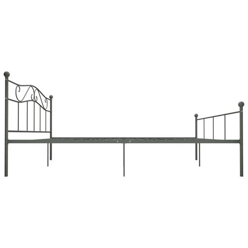 Sengestel 180x200 cm metal grå