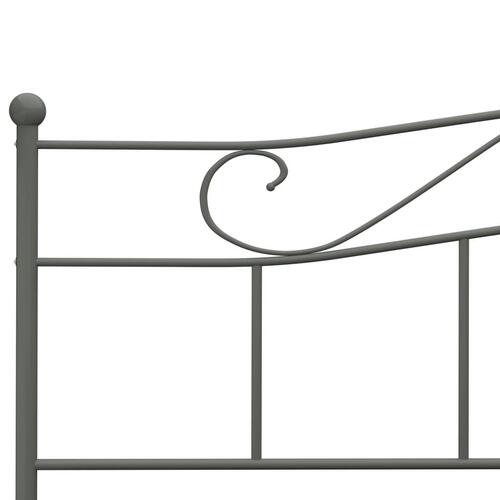 Sengestel 180x200 cm metal grå