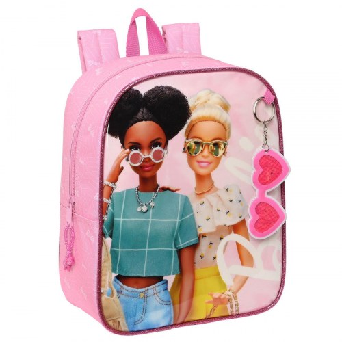 Barbie skoletaske - Barbie Girl, pink, 22 × 27 × 10 cm