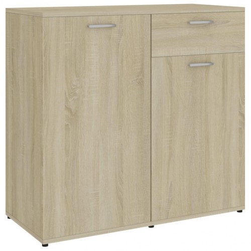 Skænk 160x36x75 cm konstrueret træ sonoma-eg