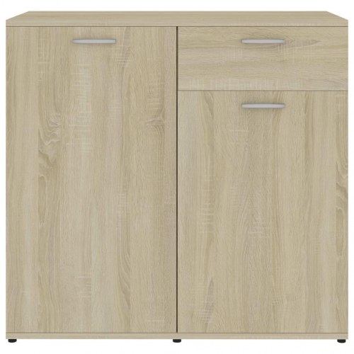 Skænk 160x36x75 cm konstrueret træ sonoma-eg
