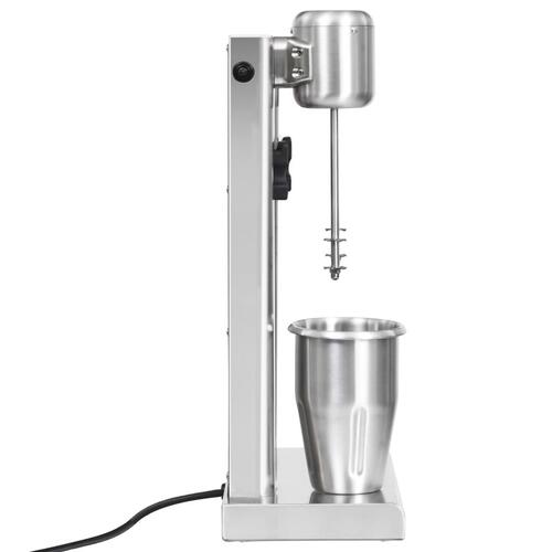 Milkshakemaskine med 2 kopper 2 l rustfrit stål