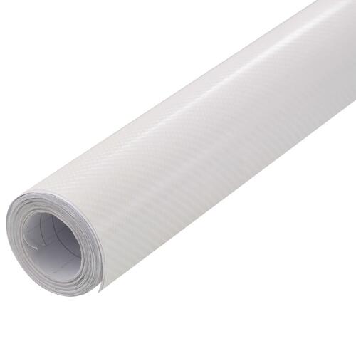 Bilfolie 500x152 cm 4D mat hvid
