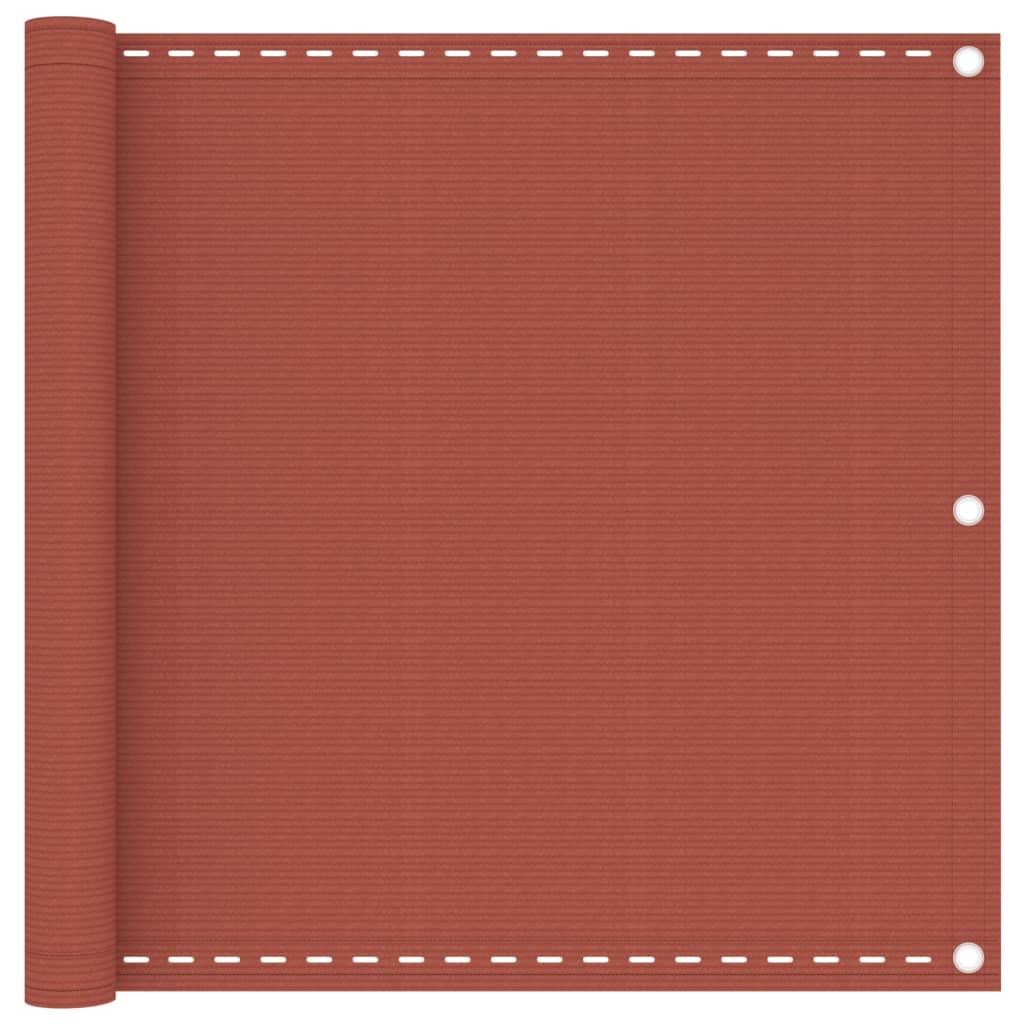 Altanafskærmning Hdpe Terrakotta - 90 x 500 cm