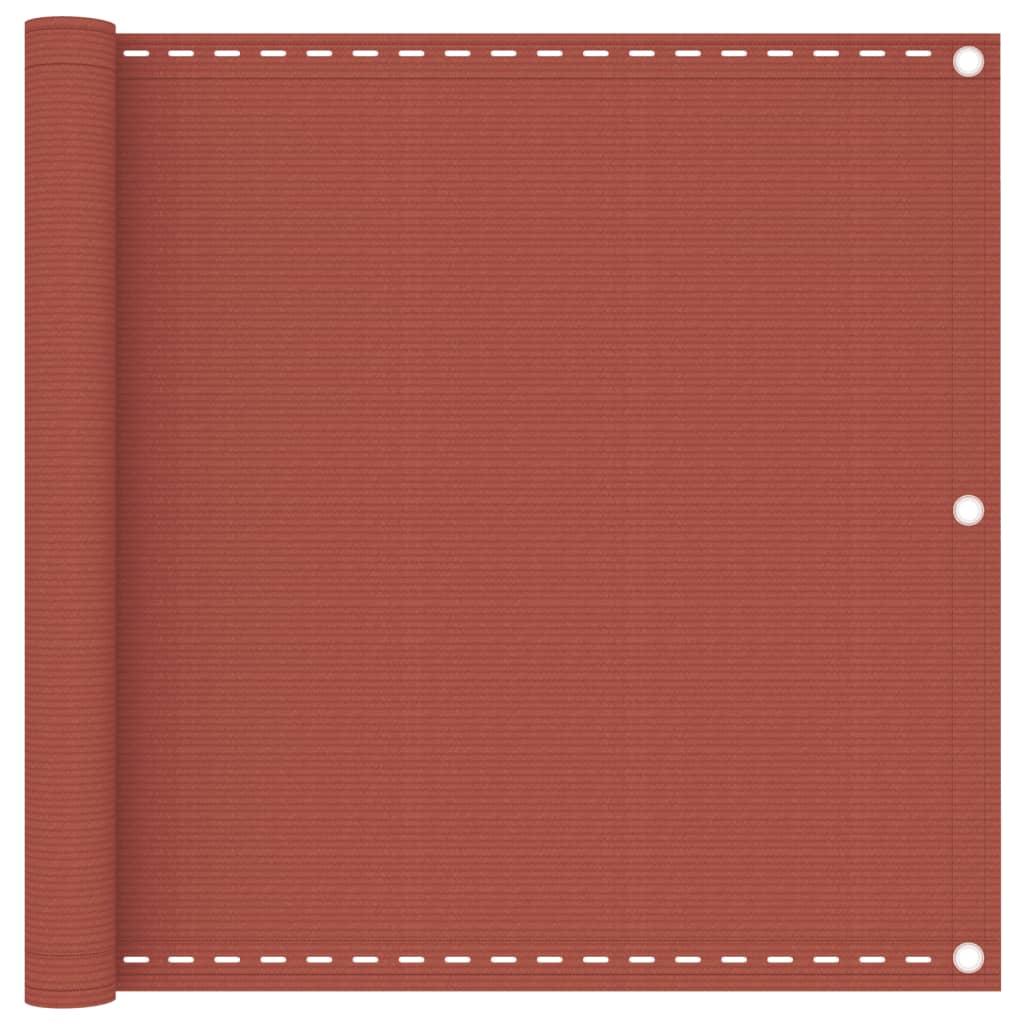 Altanafskærmning Hdpe Terrakotta - 90 x 600 cm
