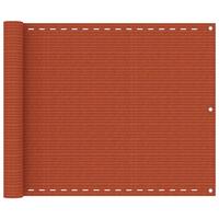 Altanafskærmning 75x300 cm HDPE orange