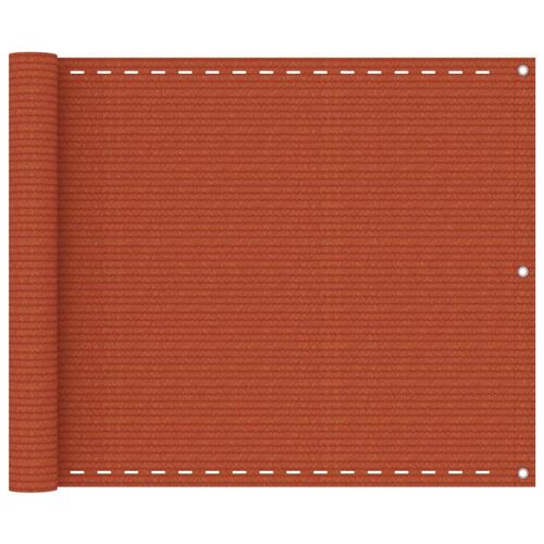 Altanafskærmning 75x300 cm HDPE orange