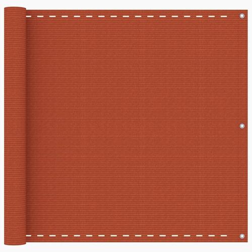 Altanafskærmning 90x500 cm HDPE orange