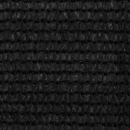 Altanafskærmning 120x500 cm HDPE sort