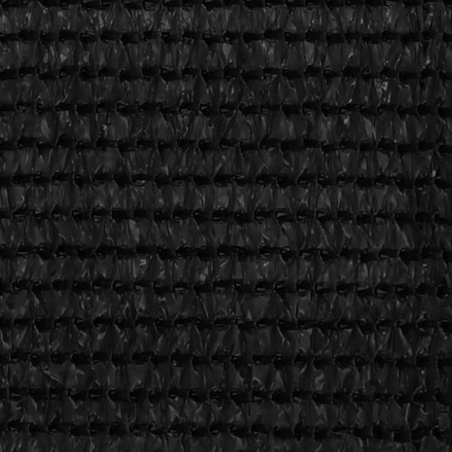 Altanafskærmning 120x600 cm HDPE sort