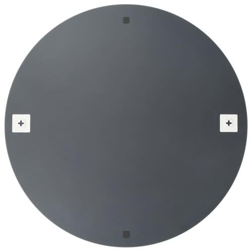Spejl uden ramme 90 cm rund glas