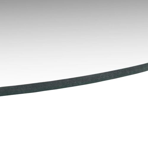 Spejl uden ramme 90 cm rund glas