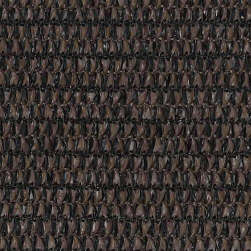 Altanafskærmning 120x500 cm HDPE brun