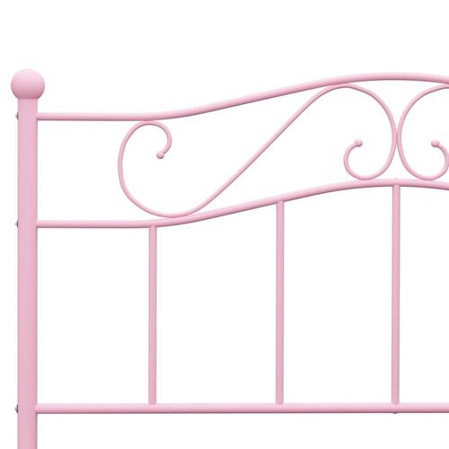 Sengestel 140x200 cm metal pink