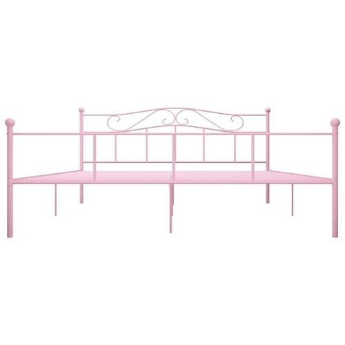 Sengestel 180x200 cm metal pink