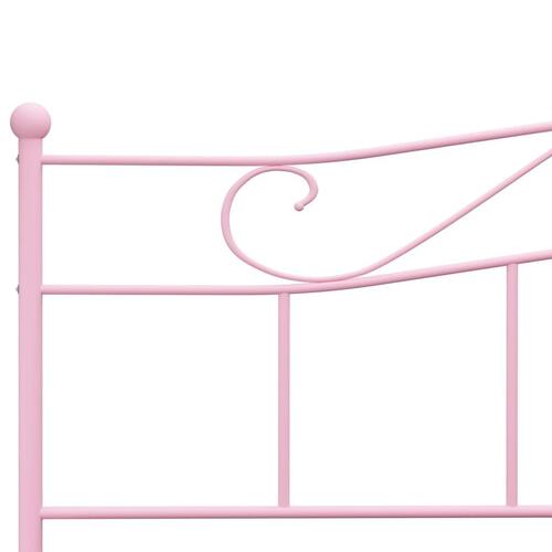 Sengestel 180x200 cm metal pink