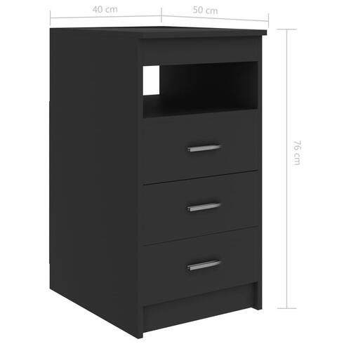 Skrivebord 140x50x76 cm konstrueret træ grå