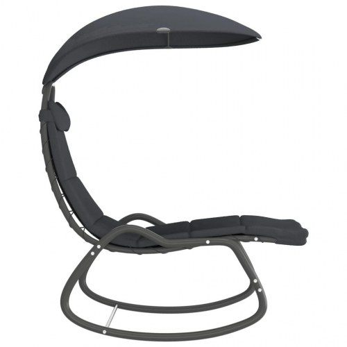 Havegyngestol 160x80x195 cm stof grå