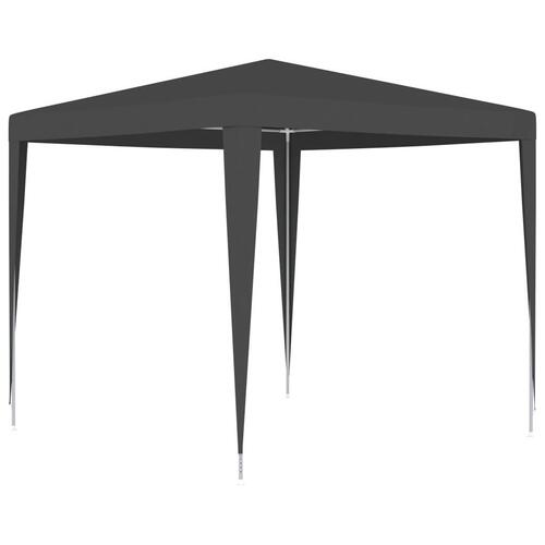 Festtelt 2,5x2,5 m 90 g/m² antracitgrå