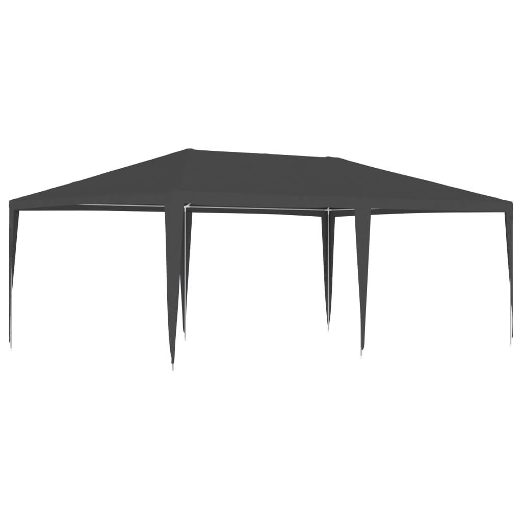 Festtelt 4x6 m 90 g/m² antracitgrå