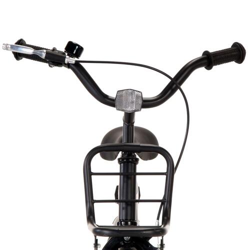 Børnecykel med frontlad 18 tommer sort og orange