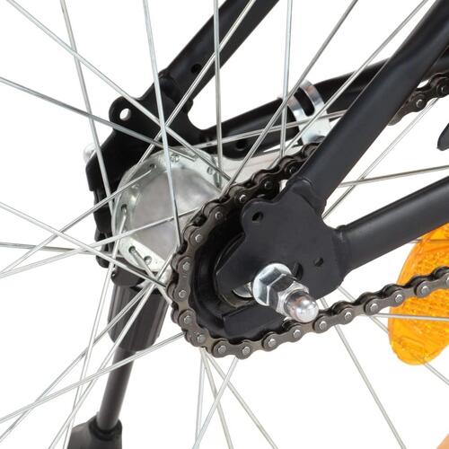 Børnecykel med frontlad 18 tommer sort og orange