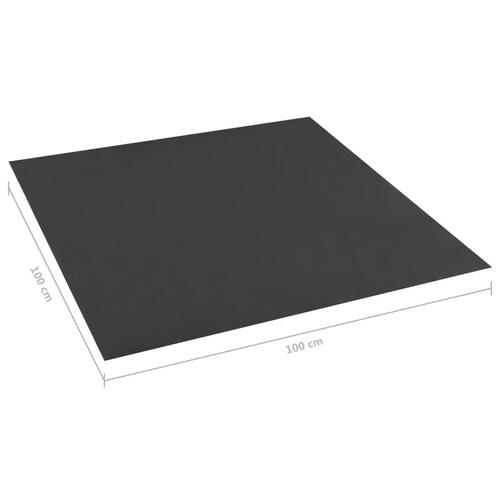 Sandkassedug 100x100 cm sort