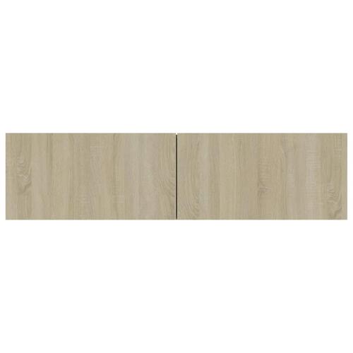 Tv-bord 120x30x30 cm konstrueret træ sonoma-eg