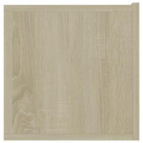 Tv-bord 120x30x30 cm konstrueret træ sonoma-eg