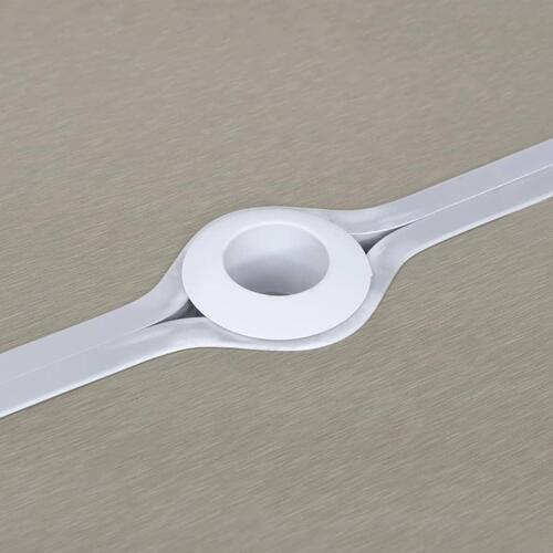 Foldbart campingbord med 4 siddepladser stål aluminium