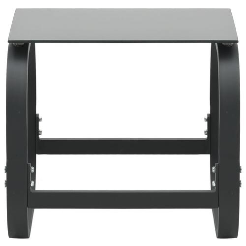 Liggestole 2 stk. med bord textilene og aluminium