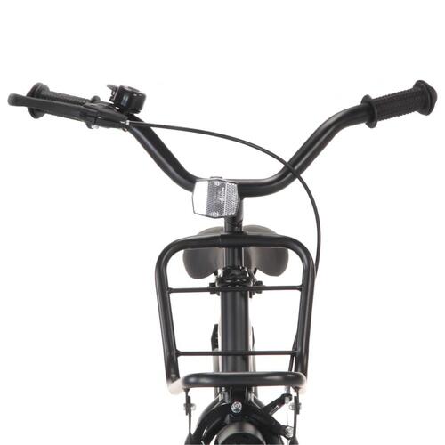 Børnecykel med frontlad 20 tommer sort og orange