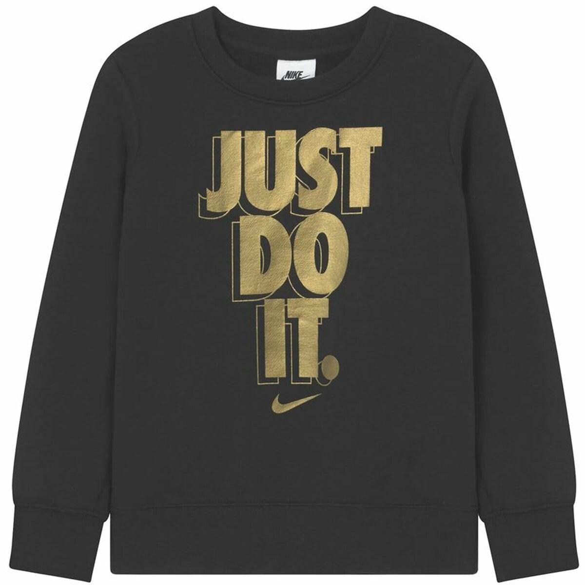 Sweaters uden Hætte til Børn Nike Gifting Sort 2-3 år
