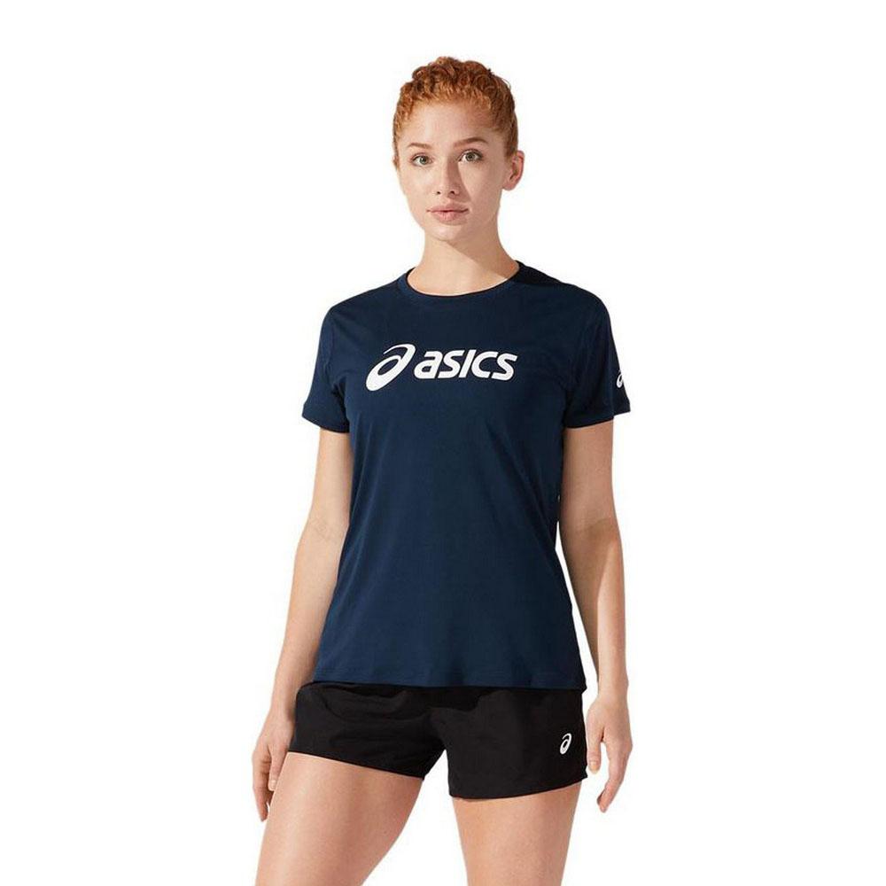 Kortærmet T-shirt til Kvinder Asics Core Marineblå M