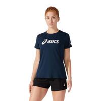 Kortærmet T-shirt til Kvinder Asics Core Marineblå XS