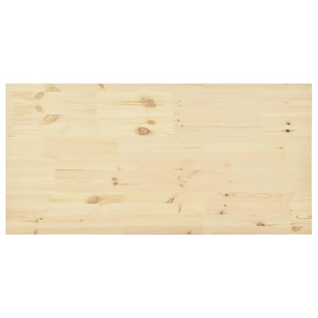Bordplade 140x70x2,5 cm naturligt fyrretræ