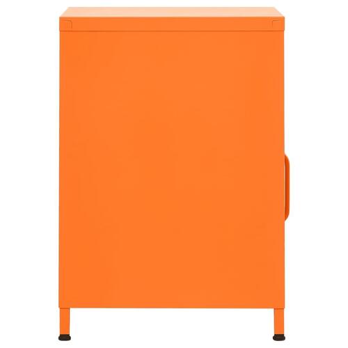 Natborde 2 stk. 35x35x51 cm stål orange