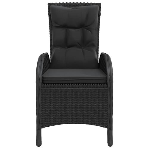 Havestole 2 stk. polyrattan sort