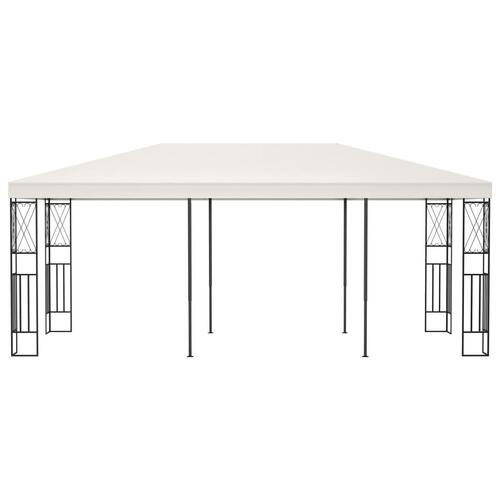 Pavillon 3x6 m stof cremefarvet