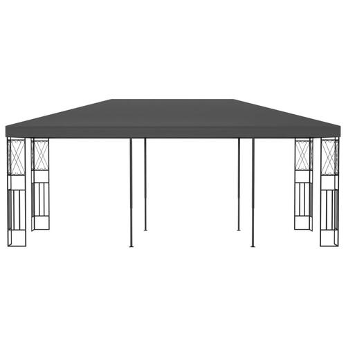 Pavillon 3x6 m stof antracitgrå