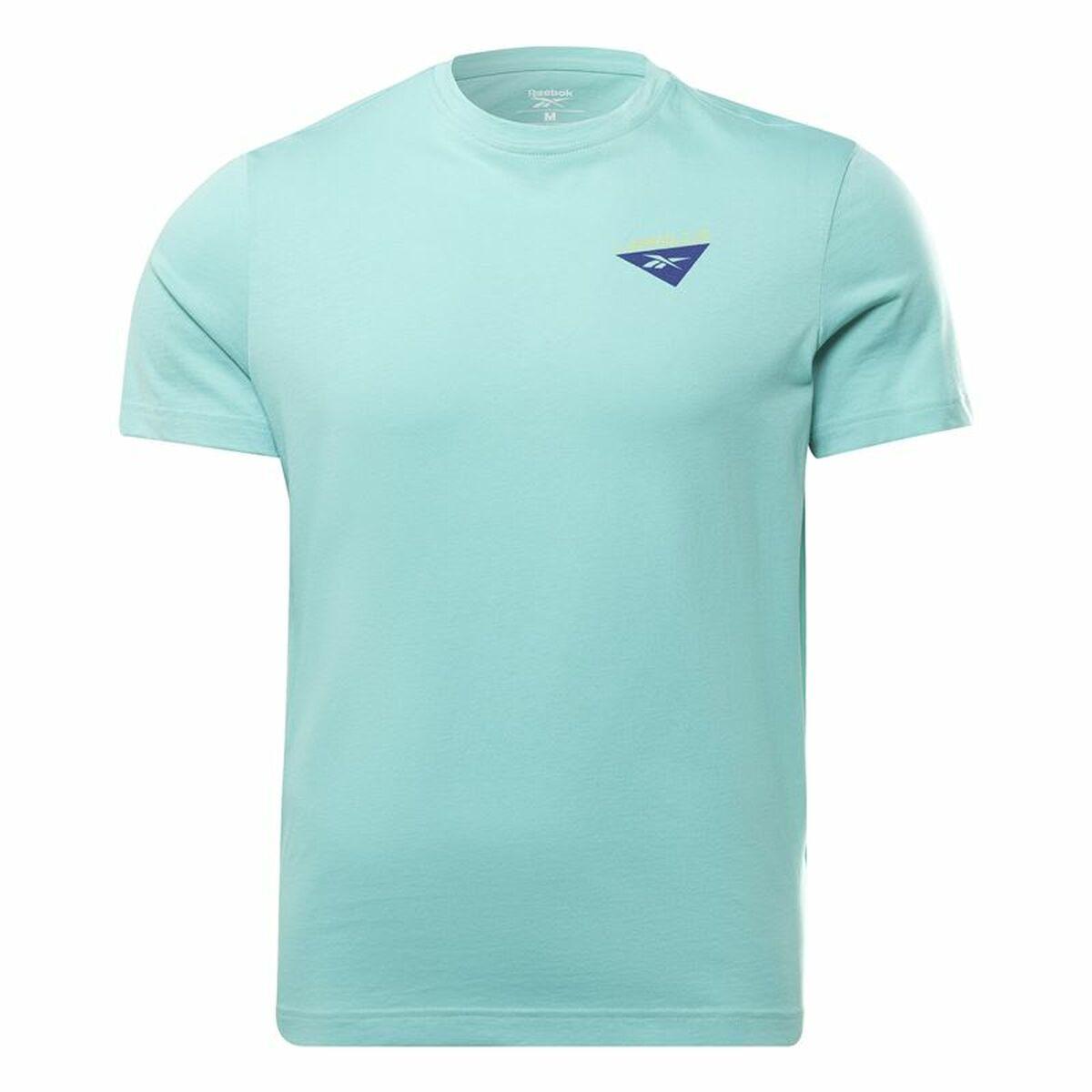 Kortærmet T-shirt til Mænd Reebok Graphic Les Mills® Akvamarin L