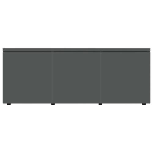 Tv-skab 80x34x30 cm konstrueret træ grå