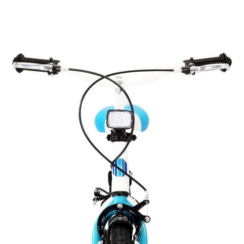 Børnecykel 20 tommer blå og hvid