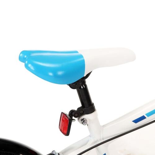 Børnecykel 20 tommer blå og hvid