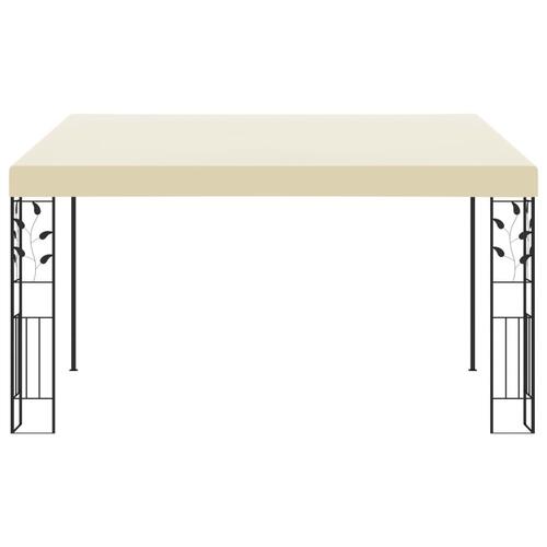 Vægmonteret pavillon 4x3x2,5 m cremefarvet