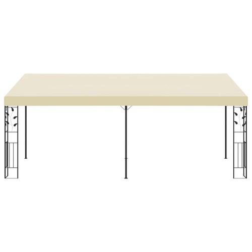 Vægmonteret pavillon 6x3x2,5 m cremefarvet