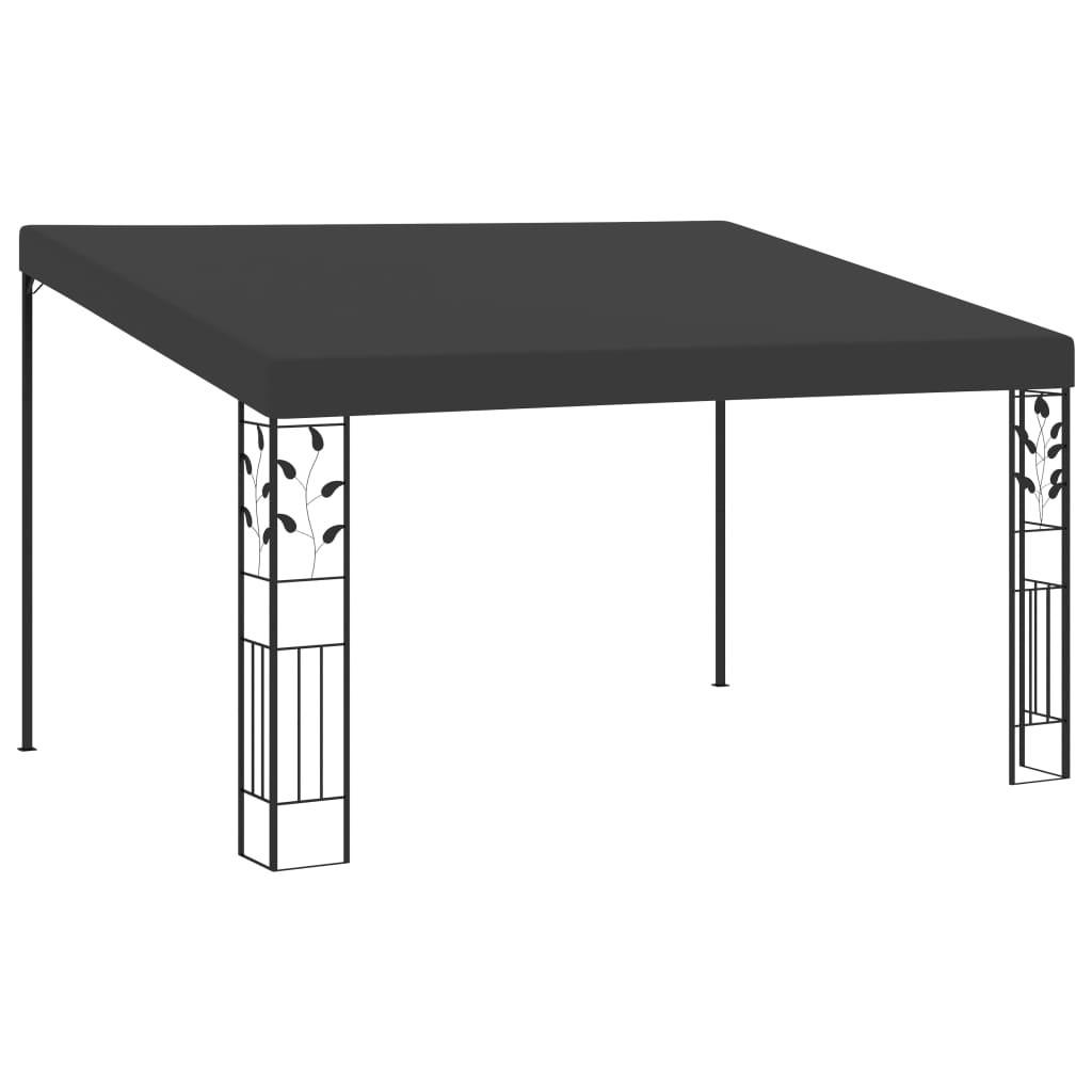 Vægmonteret pavillon 4x3x2,5 m antracitgrå