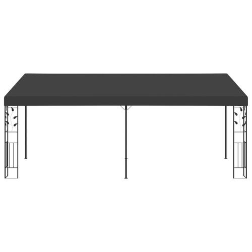 Vægmonteret pavillon 6x3x2,5 m antracitgrå