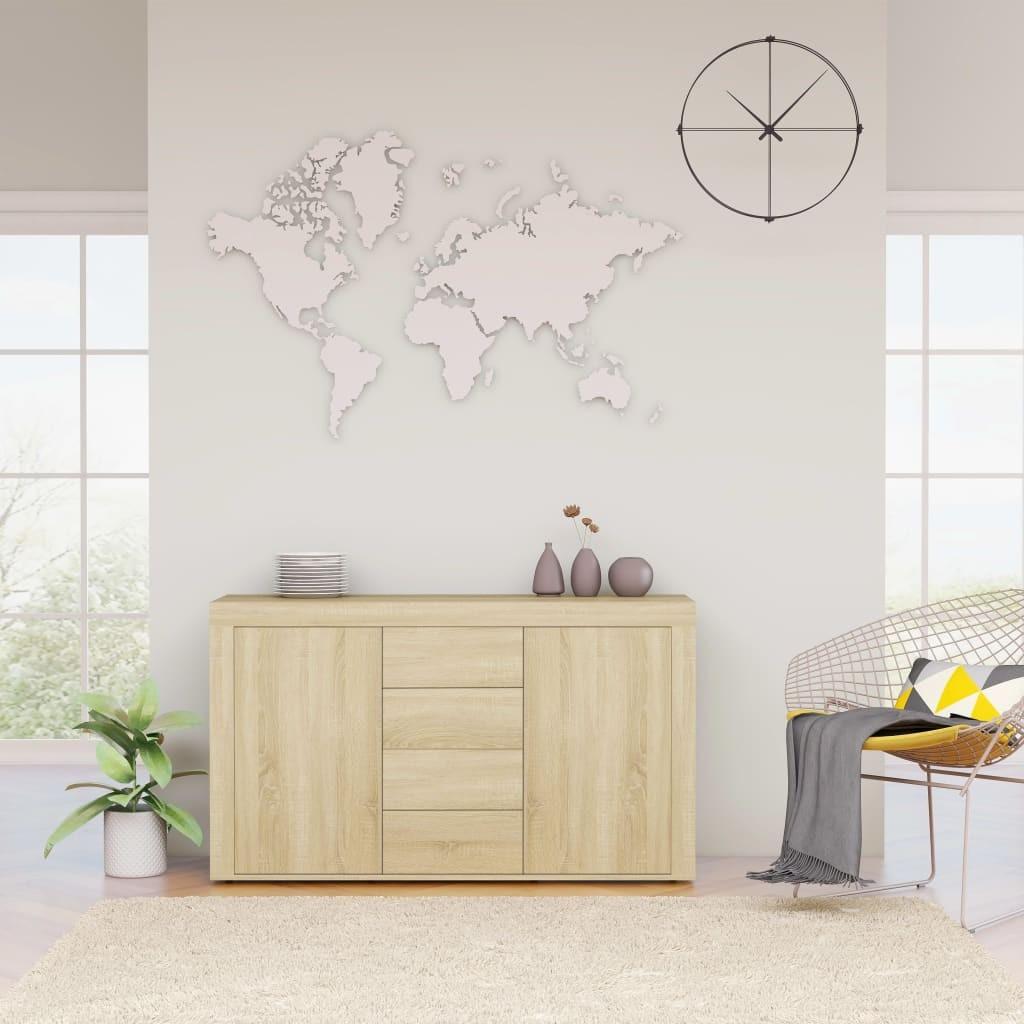 Skænk 120x36x69 cm spånplade sonoma-eg