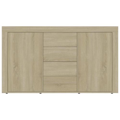 Skænk 120x36x69 cm konstrueret træ sonoma-eg